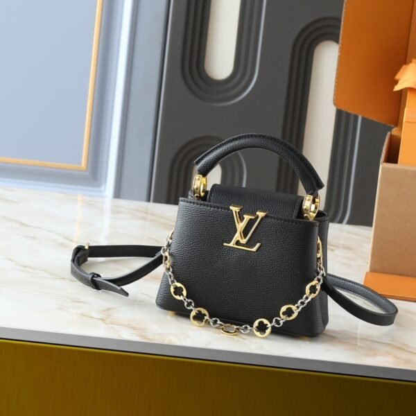 6e01793c7b32fca877f9aab5685fae69f0d36e21 79-Louis Vuitton Capucines Chain On You