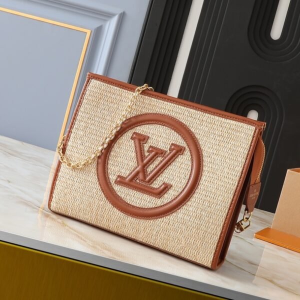 b17fd836db0399811790c67156b18bd1a242b86d 77-Louis Vuitton Circle Logo Chain Bag