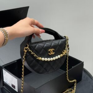 100-Chanel 25s Mini Hula-Hoop Bag