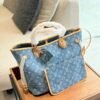 89-LV Demin Neverfull MM