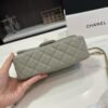 103-Chanel Classic Flap Bag with Gold Ball