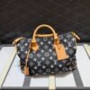 43-Speedy Bandoulière 25 Monogram Leather Handle Bag